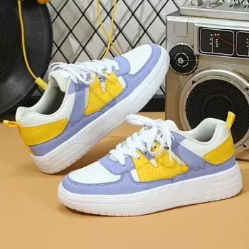 Модные женские повседневные кроссовки, дышащие, женские, вулканизированные, спортивные, для ходьбы, бега, на платформе, туфли на плоской подошве, массивные, кроссовки для кампуса 44 35