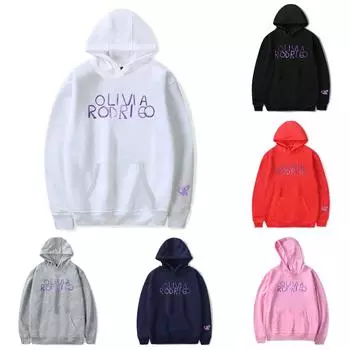 Модные женские повседневные пуловеры с длинными рукавами и капюшоном с принтом S чёрный