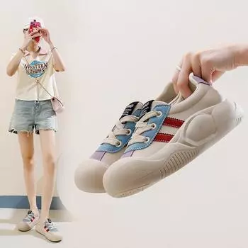 Модные женские повседневные роскошные вулканизированные туфли осенние дышащие спортивные туфли для ходьбы и бега на платформе со шнуровкой на плоской подошве повседневные туфли для сноуборда 35