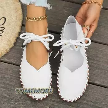 Модные женские повседневные туфли на плоской подошве, летние модные кроссовки, удобные, на шнуровке, спортивные, женские, дизайнерские, кроссовки для бега, теннисные, женские, осенние, белые 35 бежевый