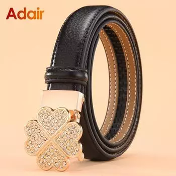 Модные женские ремни Diomand с цветочной пряжкой, роскошные брендовые ремни для женщин, джинсовые платья высшего качества, повседневные лучшие подходящие ремешки LB2185 90cm белый