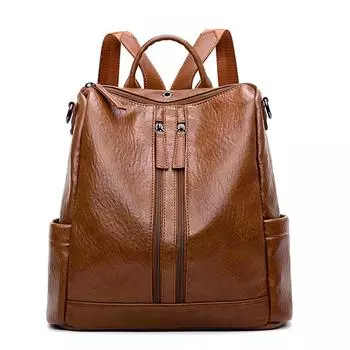 Модные женские рюкзаки из искусственной кожи Рюкзак Сумка Daypack чёрный