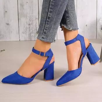 Модные женские сандалии, горячая распродажа, модные босоножки на высоком каблуке Baotou, женские однотонные босоножки на открытом воздухе, сексуальные вечерние туфли на высоком каблуке для женщин, Zapatos De Mujer 35 чёрный