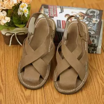 Модные женские сандалии Летние женские туфли с открытым носком Плоские сандалии для женщин Нескользящие удобные легкие прогулочные сандалии 39