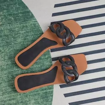 модные женские сандалии лето 2024 года Traffic Designer Outdoor Shoes женские модные удобные мягкие модные плоские Laides Slides 37 серебряный