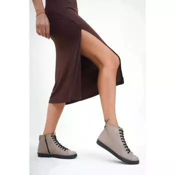 Модные женские сапоги из натуральной кожи из норки, повседневная обувь