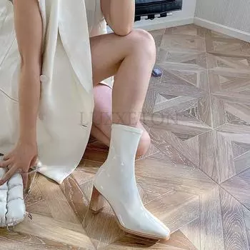 Модные женские сапоги Новые зимние сапоги Женская обувь Обувь на молнии Женские повседневные ботильоны на плоской подошве Удобные ботинки Botas Mujer Plus Size 35 хаки