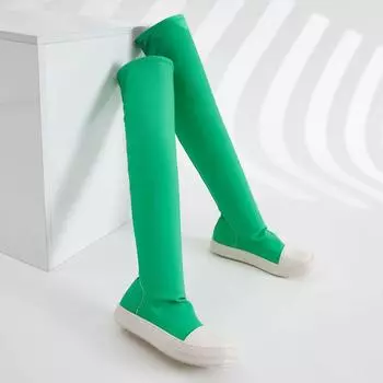 Модные женские сапоги выше колена, модная обувь, осенне-зимняя обувь на толстом каблуке, женские длинные сапоги в стиле рыцаря для повседневного или забавного наряда для вечеринок 35 чёрный
