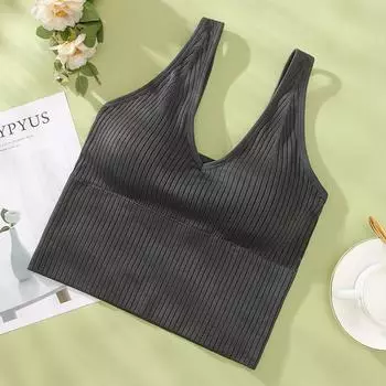 Модные женские сексуальные однотонные топы, женские летние топы без рукавов, крутой уличный жилет One Size зелёный