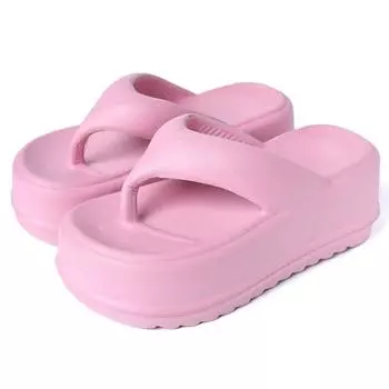 Модные женские шлепанцы Eva Slipper Летняя обувь Platform Cloud Slippers Home Bedroom Beach Bathroom on Offer Promotion 36 белый