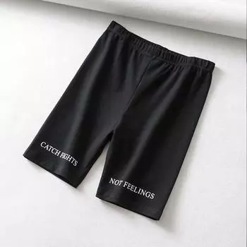 Модные женские шорты Байкерские шорты для фитнеса Повседневные короткие хлопковые цветные велосипедные шорты для отдыха Одежда Шорты с высокой талией Pantalones L арбуз красный