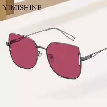 Модные женские солнцезащитные очки для вождения, путешествий, UV400, большие