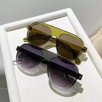 Неполяризованные Большие Модные Женские Солнцезащитные Очки Мужские Вождение Велосипедные Спортивные Солнцезащитные Очки Винтажный Бренд Дизайн Новые Тени Очки as shown in the picture