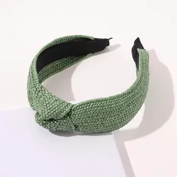 Модные женские соломенные рафиевые повязки на голову, головной убор, простая повязка на голову с широким краем, девичья повязка для волос, ободок для волос, женские аксессуары для волос, головной убор