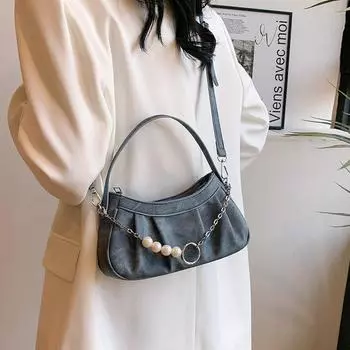 Модные женские сумки через плечо на одно плечо универсальные новые модели популярные плиссированные сумки женские сумки