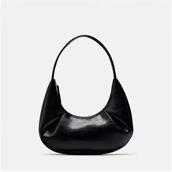 Модные женские сумки через плечо, новые фактурные однотонные нишевые сумки Jiaozi Bao в корейском стиле для отдыха, универсальные, трендовые сумки для отдыха на открытом воздухе