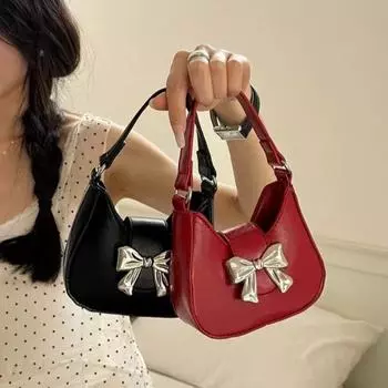 Модные женские сумки через плечо с цепочкой, милые мини-сумки на плечо с квадратной ручкой, симпатичные сумки с бантом, сумка-седло, женский клатч, кошелек