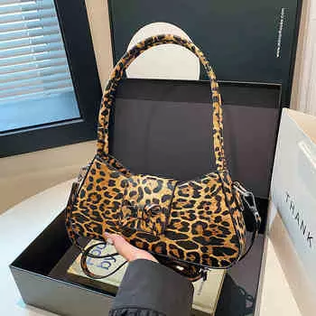 Модные женские сумки через плечо с леопардовым принтом, модные женские сумки через плечо с бантом, новая модная сумка через подмышку
