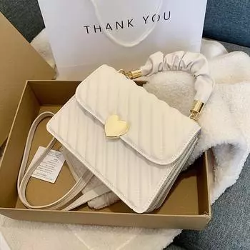 Модные женские сумки через плечо с новым дизайном Heart Hasp, легкие сумки, женская универсальная сумка на плечо