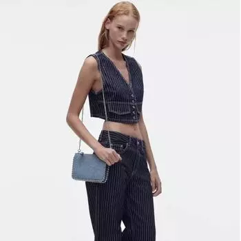 Модные женские сумки через плечо с заклепками, универсальные маленькие квадратные сумки с цепочкой, повседневные женские сумки через плечо, тонкие клатчи, сумки