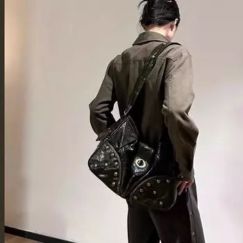 Модные женские сумки через плечо в стиле байкерских сумок из искусственной кожи с кросс-боди, винтажные сумки Spicy Girls большой вместимости, новые