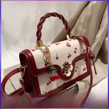 Модные женские сумки через плечо весна-лето 2025 года высокого качества — стильные, универсальные, небольшие квадратные сумки жёлтый