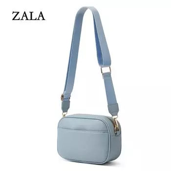 Модные женские сумки Новые однотонные сумки-мессенджеры из полиуретана Женские маленькие сумки Женские сумки через плечо Маленькие квадратные сумки 22*7*15 озеро синий