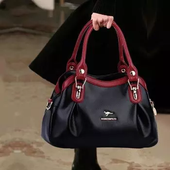 Модные женские сумки, роскошные сумки-тоут из воловьей кожи, сумки на плечо, женская сумка, большая вместительная сумка-шоппер