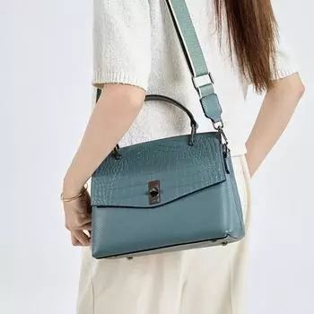 Модные женские сумки Сумки через плечо Универсальные женские сумки для поездок на работу Большой емкости Сумки через плечо с новым верхним слоем из коровьей кожи