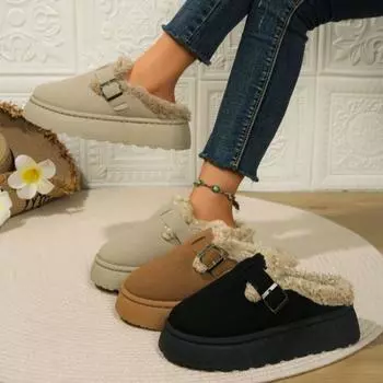 Модные женские тапочки 2024 года, новые летние модные повседневные босоножки на плоской подошве, туфли на высоком каблуке, тапочки на платформе, шлепанцы, женские, больших размеров 36 бежевый