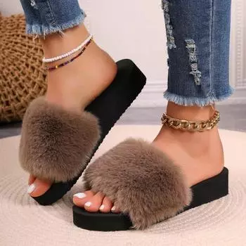 Модные женские тапочки Летние тапочки Doub le Buckle Этнические тапочки Wind Drill Surface Cork Cross-borderМодные пляжные тапочки Женские Новые 36 хаки