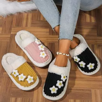 Модные женские тапочки на плоской подошве, удобные, легкие, модные сандалии, весенние и осенние, повседневные тапочки, домашние замшевые шлепанцы для женщин 36-37 чёрный