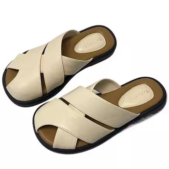 Модные женские тапочки SyfIyno, новые, коричневые, черные, бежевые, с мягкой подошвой, закрытый носок, летняя верхняя одежда, модные женские сандалии с рыбьим ртом 35 коричневый