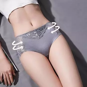 Модные женские трусы со средней талией, защитные удобные сексуальные антисептические женские трусы для внутренней одежды 2XL