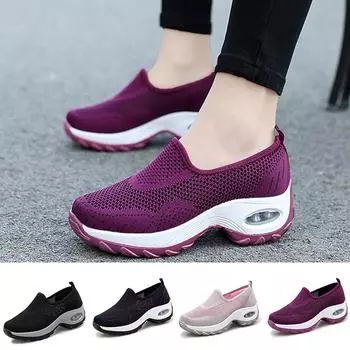 Модные женские туфли большого размера Slip On из вулканизированной кожи, модные летние повседневные кроссовки для отдыха на открытом воздухе, дышащие, открытые женские ленивые мокасины 6 чёрный