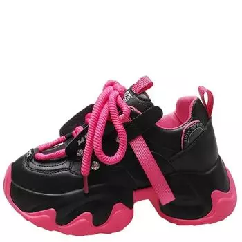 Модные женские туфли Dad Shoes 7 см, весна и осень 2024 г., новые женские туфли, универсальные белые кроссовки на толстой подошве, модная повседневная обувь 34 бежевый