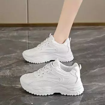 Модные женские туфли для папы 2024 года, новые высокие туфли на платформе, женская обувь, оригинальное поступление, удобные и элегантные, распродажа, эстетичные и дешевые предложения 35