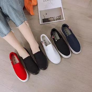 Модные женские туфли из парусины на плоской подошве с клетчатым узором из вулканизированной кожи, черные, белые, клетчатые, женские повседневные мокасины, женские ленивые кроссовки 35 белый