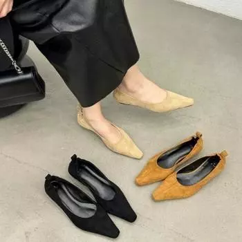 Модные женские туфли-лодочки, мокасины, обувь для женщин, элегантные удобные туфли на толстом каблуке, босиком, платье без застежек, ретро женская обувь на распродаже 35 абрикосовый