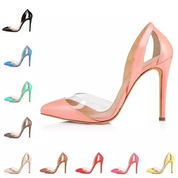 Модные женские туфли-лодочки, сексуальные, с открытыми каблуками, летние туфли для вечеринок, красные свадебные туфли для женщин 35 белый