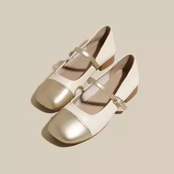 Модные женские туфли Мэри Джейн на низком каблуке, дизайнерские туфли с мягкой подошвой и пряжкой, женские туфли-лодочки, летняя повседневная обувь для прогулок на открытом воздухе 35