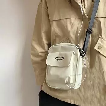 Модные женские туфли на холсте с принтом звезды повседневная сумка через плечо сумка кошелек белый