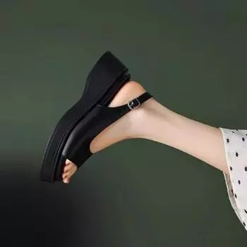 модные женские туфли на плоской подошве из коровьей кожи, женские сандалии в стиле ретро-гладиаторы, туфли на плоской подошве с пряжкой и ремешком, зеленые простые туфли, летние сандалии в римском стиле 35 чёрный