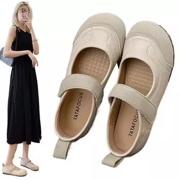 Модные женские туфли на плоской подошве Mary Jane Canvas Sandals Весна-Лето Прогулочная обувь Дизайнерские туфли на плоской подошве Повседневные туфли в тон цвета Zapatos Mujer 35 серебряный