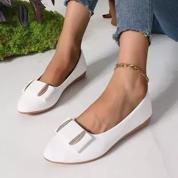 Модные женские туфли на плоской подошве, новые дышащие мокасины с бабочкой и узлом, неглубокие туфли на плоской подошве, роскошная женская обувь на плоской подошве, элегантные офисные туфли Zapatos De Mujer 35 бежевый