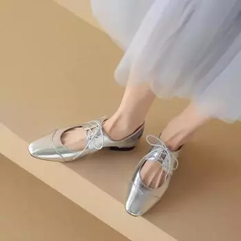 модные женские туфли на плоской подошве с неглубоким носком 2024 года, новая мода на мягкой подошве для отдыха на открытом воздухе, элегантные и универсальные, распродаются как горячие пирожки, женская обувь 35 чёрный