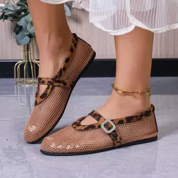 Модные женские туфли на плоской подошве с леопардовым принтом большого размера 43, летние нескользящие повседневные кроссовки для женщин, женские мокасины, универсальные женские туфли на мягкой подошве 36 цветной печати леопарда