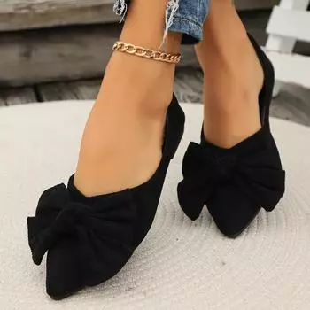 модные женские туфли на плоской подошве весна/осень, туфли на плоской подошве с острым носком для женщин, туфли на плоской подошве для улицы, туфли на плоской подошве без застежек, мокасины с бабочкой и противоскользящим эффектом 35 бежевый