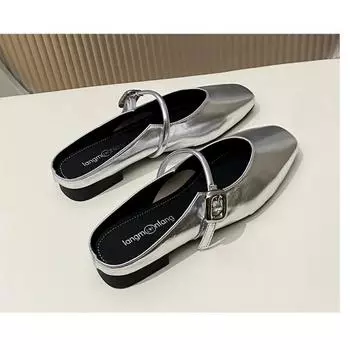 Модные женские туфли на плоской подошве, женские туфли 2024 года, новые повседневные туфли в британском стиле, маленькие кожаные туфли, весна и осень, шапочки, туфли-бини zapatillas mujer 35 чёрный