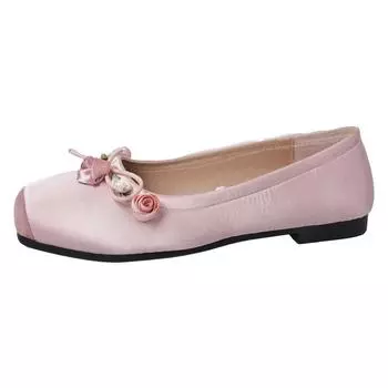 Модные женские туфли на среднем каблуке, туфли-лодочки с квадратным носком для женщин, модельные туфли, лаконичные офисные туфли для женщин, туфли без застежек на деревянных каблуках, осень 35 бежевый